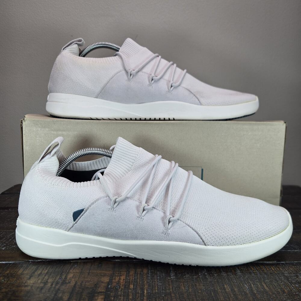 Vessi Cityscape Classic Mens Size 12 Lace Up Waterproof Shoes Birch White